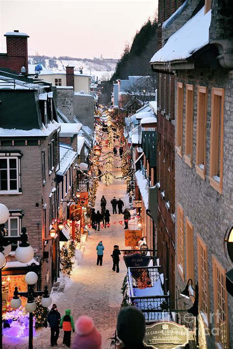 Downtown Quebec City Photograph by John Stone - Fine Art America