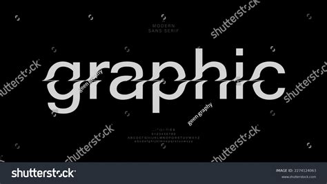 Abstract Minimal Modern Alphabet Fonts Logo Stock Vector (Royalty Free ...