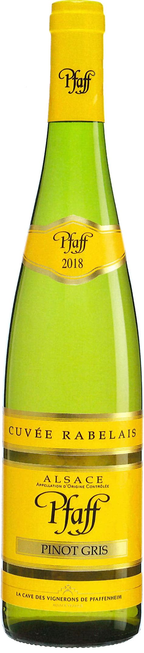 Pfaff Pinot Gris Cuvee Rabelais 2019 Alko