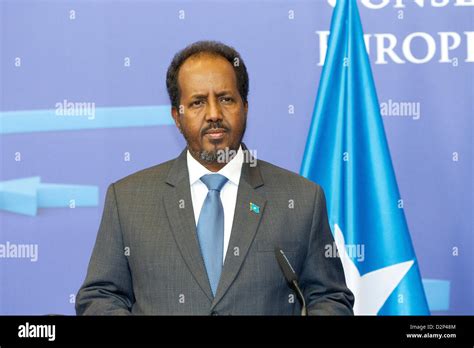 President Somalia Hassan Sheikh Mohamud Mohamoud Stock Photo Alamy