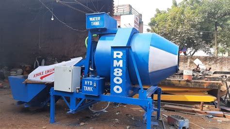 Electric Semi Automatic Rm Reversible Concrete Mixer Drum