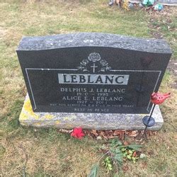 Alice Emilie LeBlanc LeBlanc 1927 2014 Mémorial Find a Grave