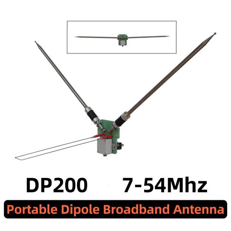 Tzt Hamgeek Dp Mhz W Portable Dipole Antenna Broadband