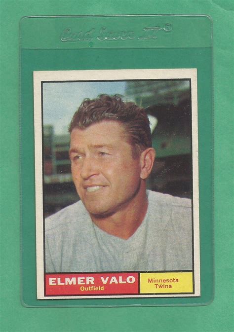 1961 Topps 186 Elmer Valo For Sale Online EBay