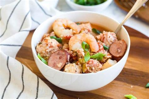 Healthy Crockpot Jambalaya With Quinoa My Crazy Good Life