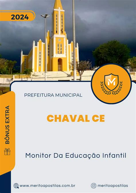 Apostila Monitor Da Educação Infantil Prefeitura De Chaval Ce 2024