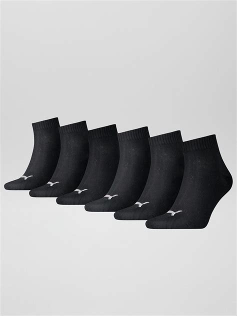 Lot De 6 Paires De Chaussettes Unisex Puma Noir Kiabi 15 00