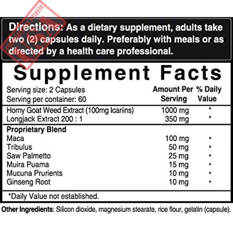 Maximum Strength Horny Goat Weed For Women And Men Powerfully Supports Performance And Immune