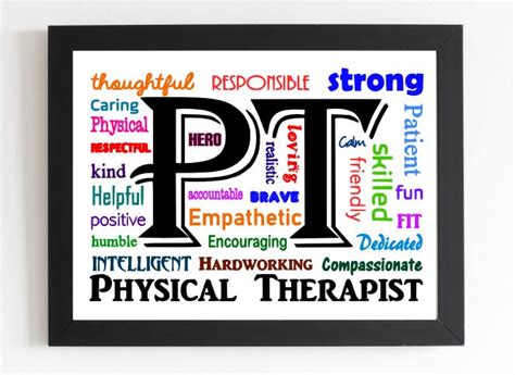 Physical Therapy Art Physical Therapist Wall Decor Office Art