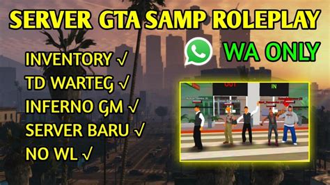 Server Gta Samp Wa Only Fitur Terbaru Metro Live Roleplay Server Gta