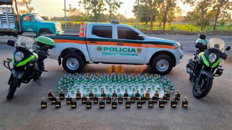 Polic A Incauta M S De Botellas De Licor Ilegal En Carreteras De