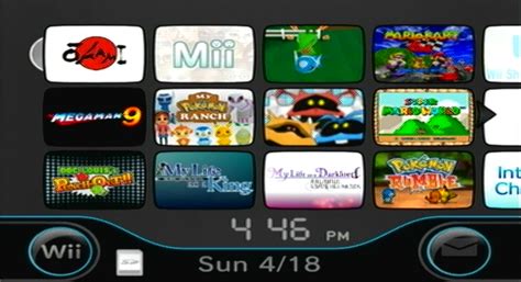 My Wii Menu by SwordmasterRalis on deviantART