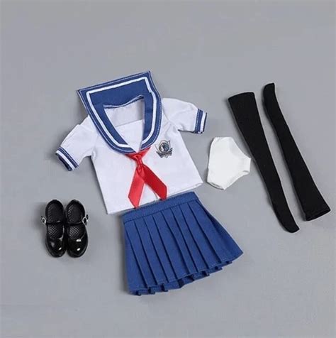 SEXY FEMALE STUDENTIN Uniform Minirock für Phicen TBLeague Hot Toys Bodys EUR PicClick DE