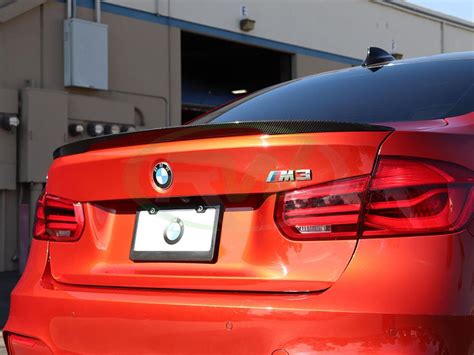 Bmw F M Performance Style Carbon Fiber Trunk Spoiler