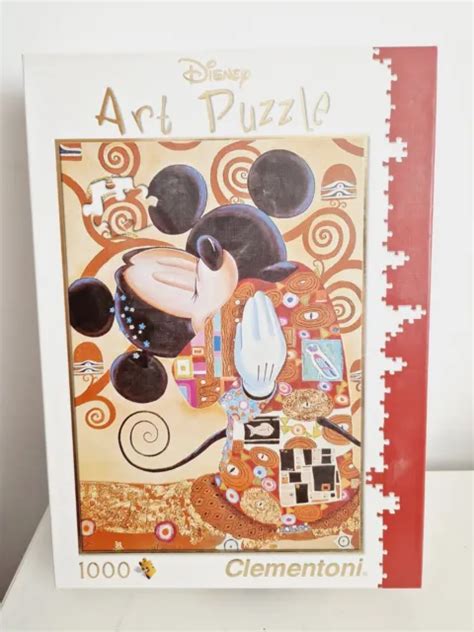 DISNEY ART MICKEY Minnie Mouse 1000 Piece Jigsaw Puzzle The Hug ...