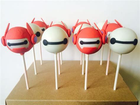 Big Hero Baymax Cake Pops