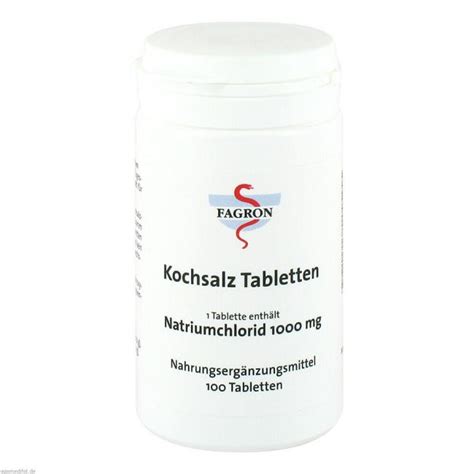 Kochsalz Mg Tabletten St Preisvergleich Pzn