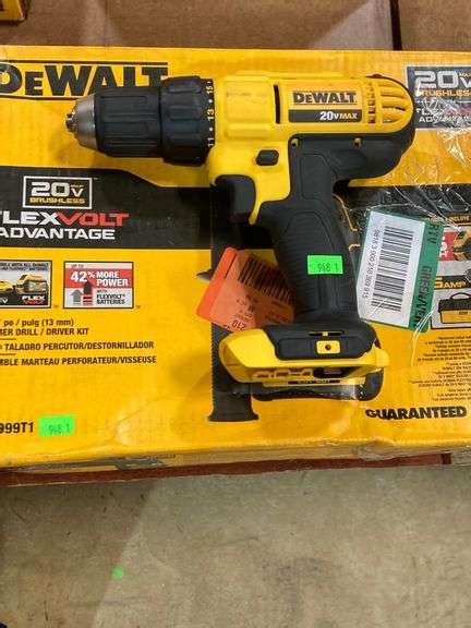 Dewalt 20 Volt Max Cordless Brushless 12 In Hammer Drilldrivertool