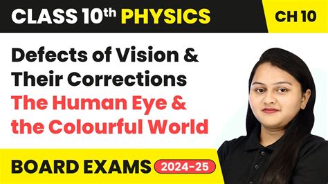 Defects Of Vision And Their Corrections The Human Eye And The Colourful World Class 10 Physics