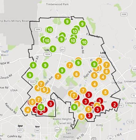 San Antonio School District Map - Maping Resources