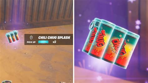 How To Get Exotic Chili Chug Splash In Fortnite Season Location Youtube