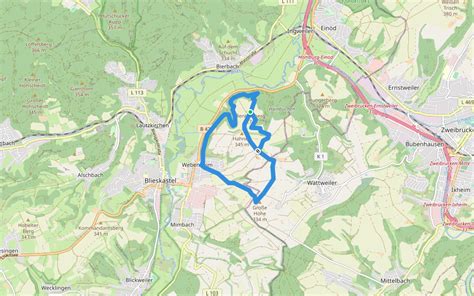 Webenheim Butterfly Circular Trail Hiking Blieskastel Saarland Pacer