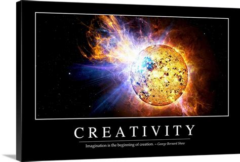 Creativity Inspirational Quote And Motivational Poster Wall Art Canvas Prints Framed Prints