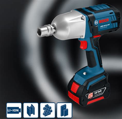 Bosch GDS 18 V Li HT Cordless Impact Wrench Professional From GZ