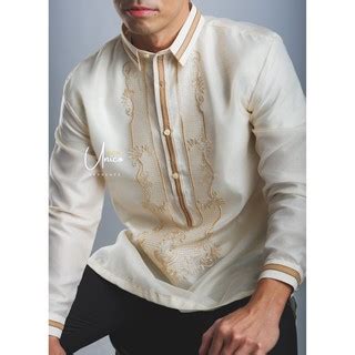 Barong Tagalog for Men Piña Organza with Lining Millennial Design