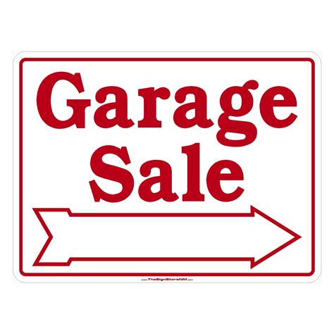 Garage Sale - Sign 2 - The Sign Store NM