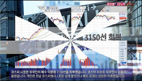 동영상 코스피 외국인 매수에 3150선 회복 코스닥도 올라외국인 코스피와 코스닥서 홀로 매수 개인 매도 공세 약화