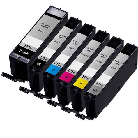 Canon Ink 270 271 XL Cartridges Combo Pack Of 6 20 34