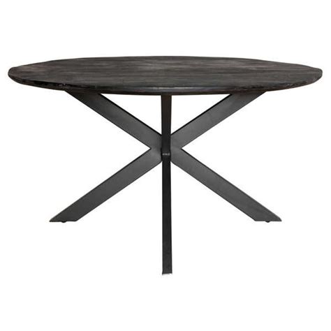 Eettafel Jerry Rond 140cm Zwart Cees Mooi Stoer Wonen Barneveld