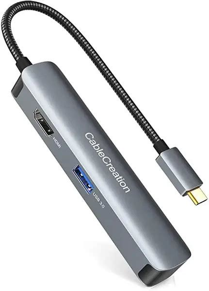 CableCreation Адаптер USB Type C 5 в 1 Концентратор Thunderbolt 3 HDMI ...