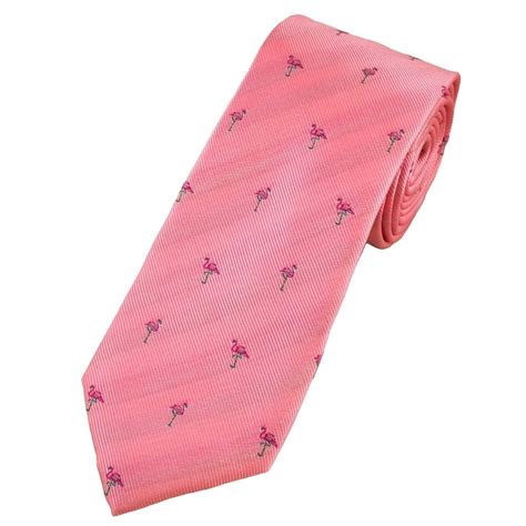 Tresanti Flamingo Pink Mens Silk Tie From Ties Planet Uk