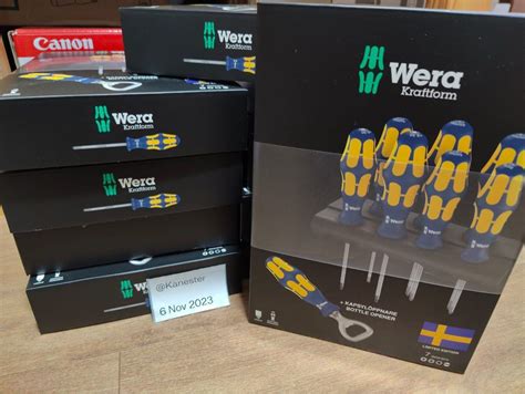 Wera Kraftform Screwdriver Set Sweden Limited Edition Furniture Home