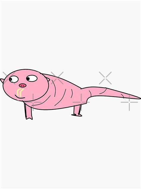 Naked Mole Rat Sticker For Sale By Aye Aye Captain Redbubble