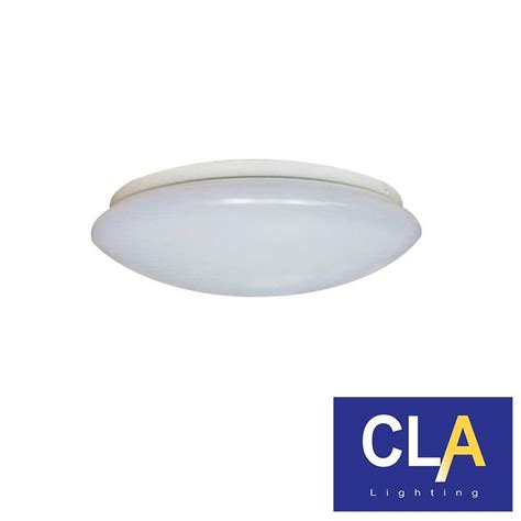 Led Oyster Light 18w Ceilingsurface Mounted Tri Colour Dimmable White Round