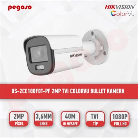 Hikvision Ds Ce Df T Pf Mp Ahd Colorvu Bullet Kamera