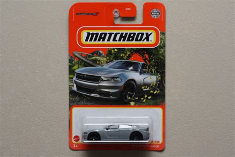 Matchbox 2021 55100 18 Dodge Charger Grey