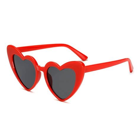 Women’s Heart Shaped Sunglasses