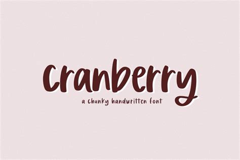 Cranberry - A Handwritten Font (1002311) | Display | Font Bundles