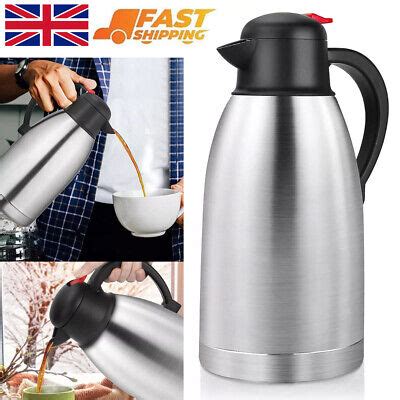 2L Insulated Kettle Stainless Steel Thermal Jug Cold Hot Water Thermos Flask UK EBay UK