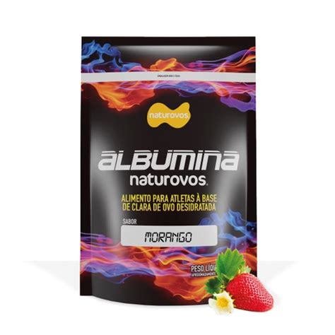 Albumina G Morango Naturovos Submarino