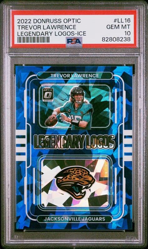 Trevor Lawrence Optic Ll Legendary Logos Ice Price Guide