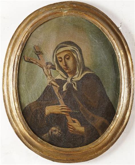 Scuola Del Xviii Secolo Santa Teresa D Avila Asta Dipinti Antichi