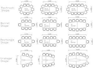 12 Person Conference Table Dimensions | Raise Design