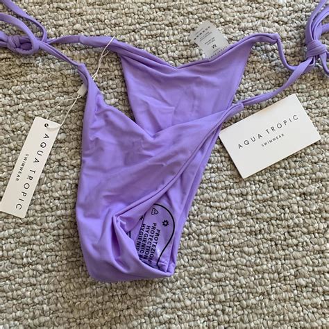 Purple Bikini Set Bikini Aqua Tropic Swim Depop