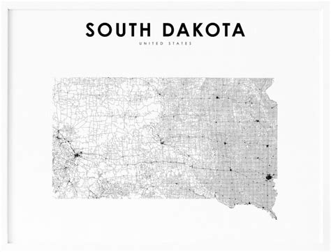 South Dakota Map With Cities and Highways: Easy Travel