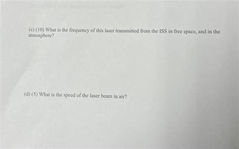 Solved 2. (35) An astronaut on the International Space | Chegg.com